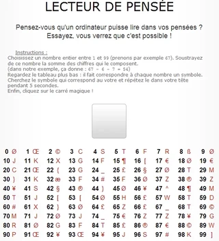 lecteur de pensée