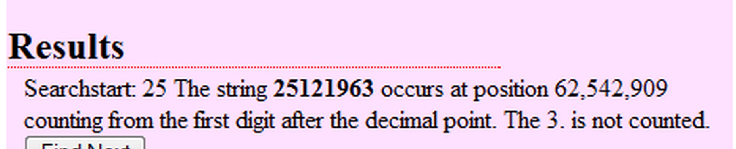 Pi-Search