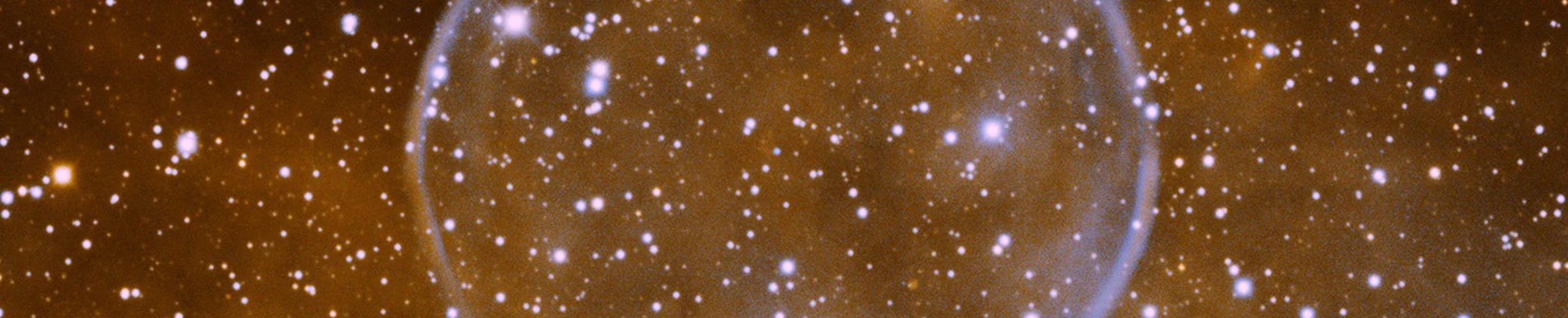 Bulles et couleurs de l'espace