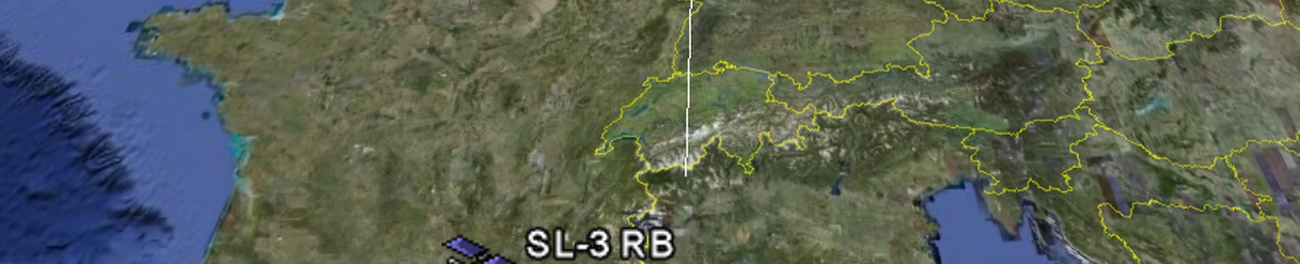 les satellites sur GoogleEarth