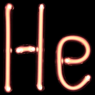 décharge dans un tube d'hélium. crédit Pslawinski, Wikipedia