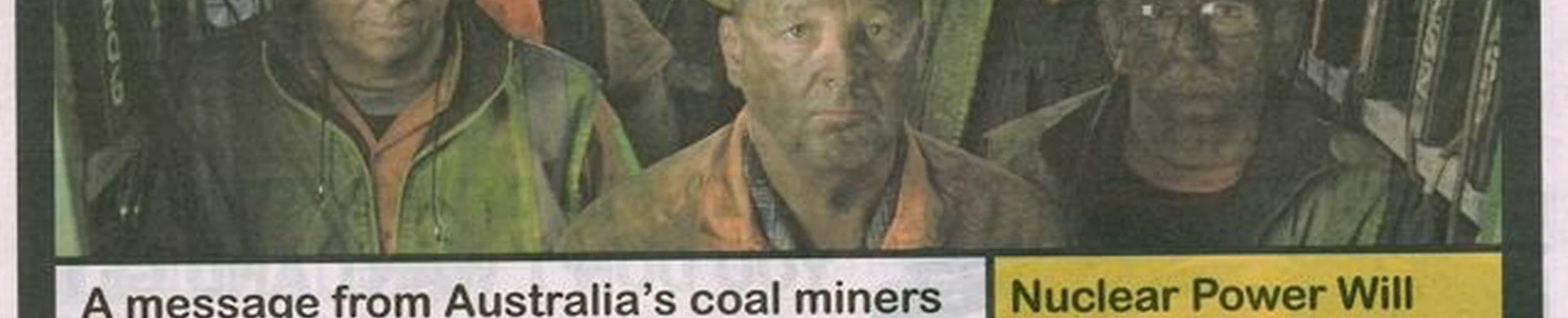 Charbon ou Uranium ? Les deux, mon kangourou !