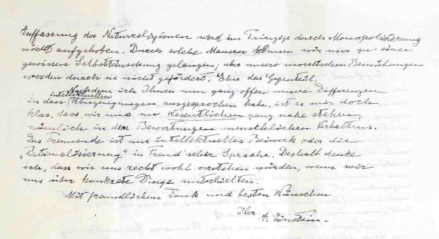 La fameuse lettre, si vous arrivez à la lire ...